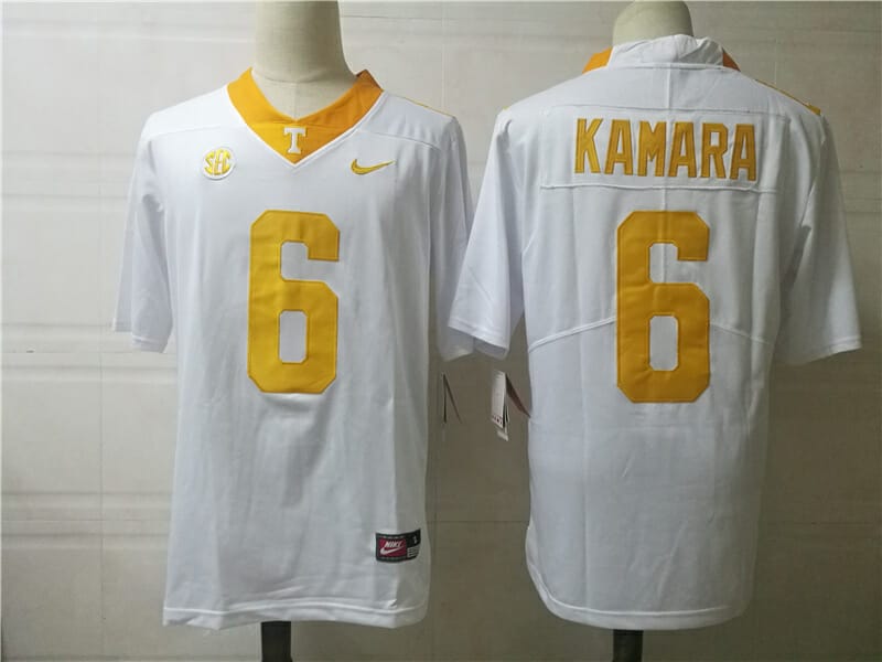 UT VOL #6 Youth(Kids) Alvin Kamara Jersey White Stitch College